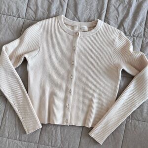 Sezane: Kylie Ribbed Cardigan